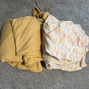 King size sheet set and duvet cover